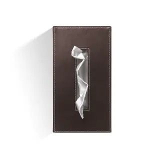 Decor Walther Brownie KB40 Диспенсер для салфеток 24x12xh8 см, цвет: темно-коричневая кожа 0838390