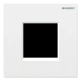 Geberit Type 30 Кнопка смыва для писсуара электронная, питание от батареек, цвет: белый Alpine 116.037.KJ.1