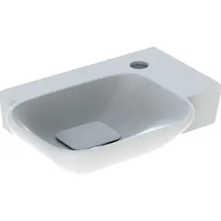 Geberit MyDay Раковина подвесная, 40х10,5х28 см, с 1 отв., DX, цвет: белый 125540600