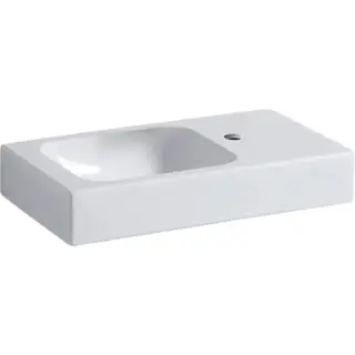 Geberit ICon Раковина 53х13,5х31 см, с 1 отв., подвесная, DX, с полочкой, цвет: белый 124053000