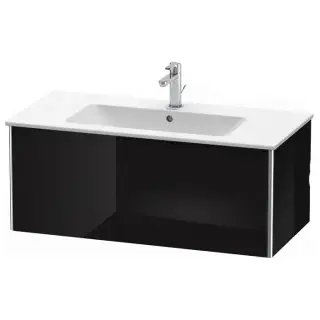 Duravit XSquare База под раковину 101х47,8хh40 cм, цвет черный глянц (для 233610) XS407304040