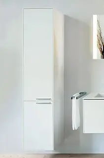 Keuco Royal 60 Шкаф-пенал, с корзиной L, подвесной 40x40x181h см, цвет: белый 32131 210001