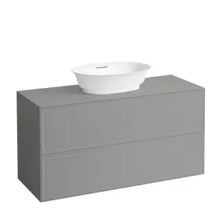 Laufen New Classic База под рак. подв., 118х45хh60 cм, 2 ящика, цвет серый 4.0602.2.085.627.1