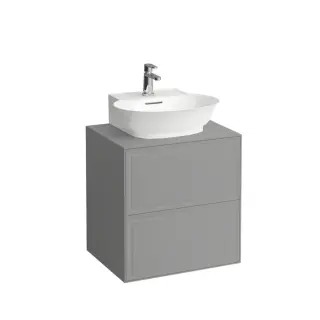 Laufen New Classic База под рак. подв., 58х45хh60 cм, 2 ящика, цвет серый 4.0600.4.085.627.1