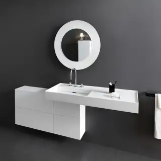 Laufen Kartell Тумба под раковину справа, 120х27хh61 см, цвет белый матовый 4.0829.2.033.640.1