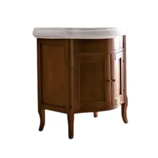 Kerasan Retro Тумба под раковину на 69 см, напольная 69x52x80h см, с 2мя дверцами, цвет: Colore Noce 735140