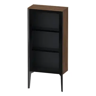 Duravit XViu Шкаф подвесной 89x50xh24 cм, со стеклянной дверью, цвет черный матовый XV1361LB221