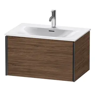Duravit XViu Тумба подвесная 61x80xh48 cм, для раковины #234473, цвет черный матовый XV40330B221