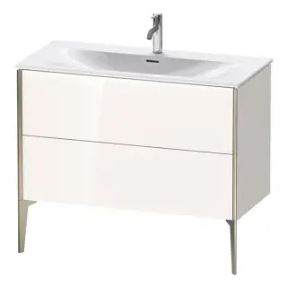 Duravit XViu Тумба подвесная 59,1x101xh48 cм, для раковины #234410, цвет белый глянцевый XV43030B122