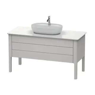 Duravit Luv База напольная, 74,3x138,8xh57,1 cм, цвет скандинавско белый шелковисто-мат. LU956603939