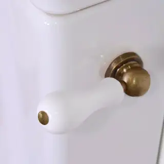 Kerasan Retro Механизм слива для бачка моноблок, с боковой ручкой, цвет: Bronzo 756993