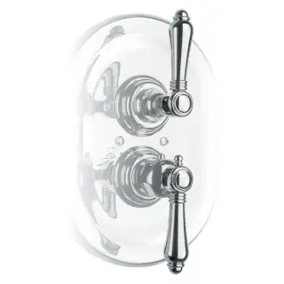 Nicolazzi Termostatico Внешняя часть встр. смесителя, 3/4 с запорным вентилем, цвет хром 4909CR69