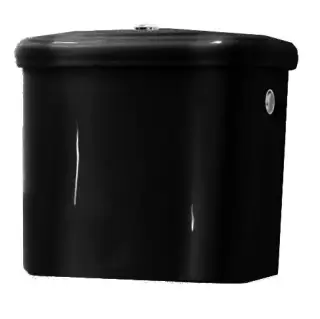 Kerasan Retro Бачок для унитаза моноблок, без механизма, цвет: Nero lucido 108104
