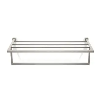 Decor Walther Corner KHT Полка для полотенец с полотенцедерж. 60x30,5 см цвет: никель сатин. 0561334