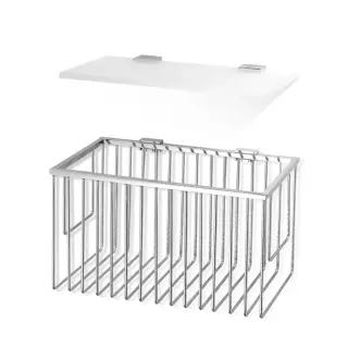 Decor Walther Universal WA GTKS1 Полка-корзинка для полотенец 27,5x16xh16 см, цвет: хром 0703800