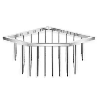 Decor Walther Universal WA ECK1 Полка-корзинка универсальная 18x18xh9,5 см, цвет: хром 0703300