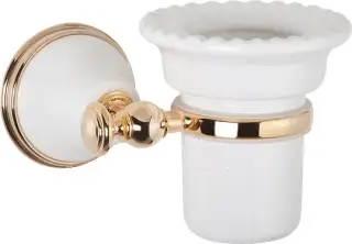 TW Harmony 109 Подвесной cтакан для зубных щеток, керамический, цвет: золото TWHA109bi/oro