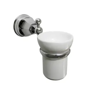 Nicolazzi Teide Стакан подвесной, керамический, цвет: хром 1488CR05