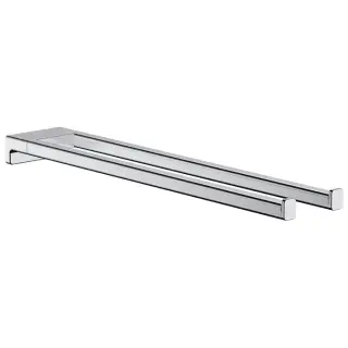 Hansgrohe AddStoris Полотенцедержатель подвесной двойной 44,5 см, латунь цвет: хром 41770000