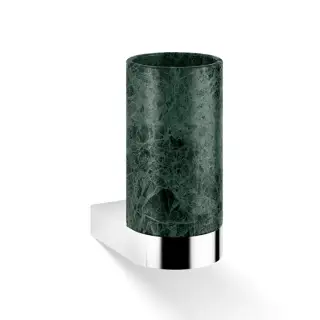 Decor Walther Century WMG Стакан подвесной, мрамор, цвет: marmo verde хром 0586200