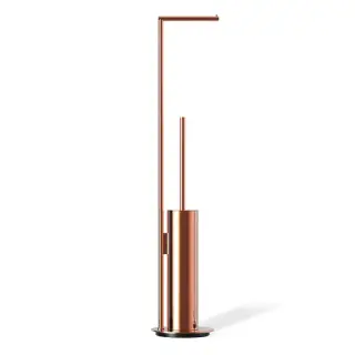 Decor Walther Mikado SBK Напольная стойка с ершиком и бумагодержателем, цвет розовое золото 0522316