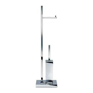 Decor Walther Corner DW 671 Напольная стойка с ершиком и бумагодержателем, цвет хром 0801900