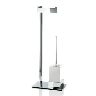 Decor Walther Brick SBK Напольная стойка с ершиком и бумагодержателем, цвет хром 0591300