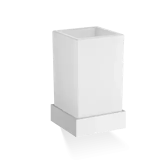 Decor Walther Corner WMG Стакан подвесной, стекло сатинированное, цвет: белый матовый 0561750