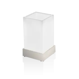 Decor Walther Corner SMG Стакан настольный, стекло сатинированное, цвет: никель сатин. 0562534