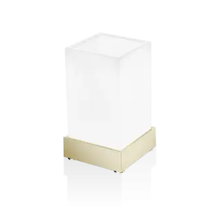 Decor Walther Corner SMG Стакан настольный, стекло сатинированное, цвет: матовое золото 0562582