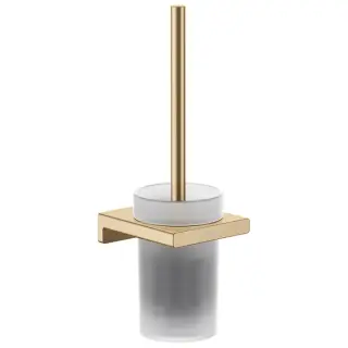 Hansgrohe AddStoris Ершик подвесной с держателем, колба матовое стекло, латунь цвет: шлиф. бронза 41752140