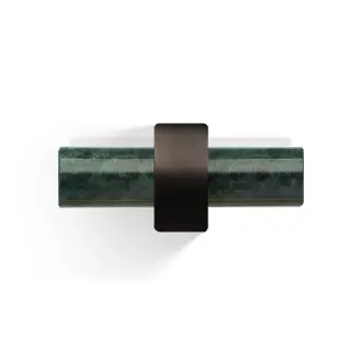 Decor Walther Century HAK2 Крючок двойной, мрамор, цвет: marmo verde темная бронза 0586317
