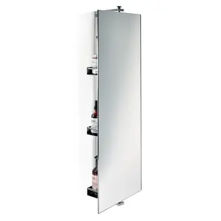 Decor Walther Cube SP 31 Зеркало вращающееся 30x18x80 см, подвесное, цвет хром 0106700