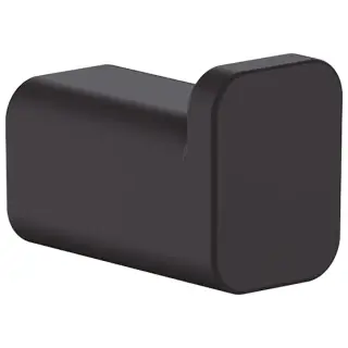 Hansgrohe AddStoris Крючок одинарный для полотенца, латунь цвет: черный 41742670