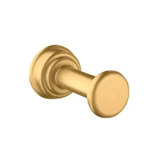 Axor Montreux Крючок одинарный подвесной, латунь, цвет: шлифованное золото 42137250