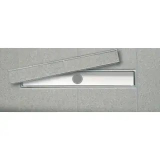 Tece Drainline Лоток plate, 120 см, основа для плитки, нержавеющая сталь 601270
