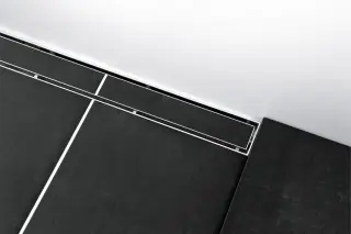 Tece Drainline Дренажный канал для пристенного монтажа 100 см, цвет: нерж. сталь глянцевая 601001