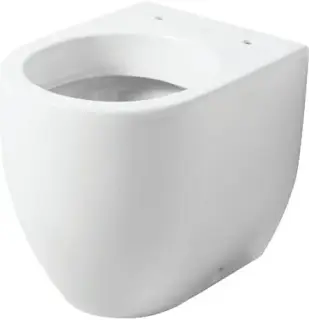 Kerasan Flo Унитаз приставной 56x37 см, с креплением, без сиденья и бачка, цвет: Bianco lucido 311801