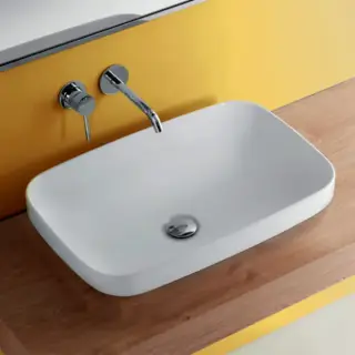 Kerasan Tribeca Раковина встраиваемая сверху/накладная 60х38 см, цвет: Bianco matt 514330