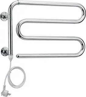 Margaroli Arcobaleno 610 Полотенцесушитель электрический поворотный 50х35h (22), шнур, цвет: chrome 610CRC