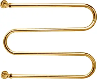 Margaroli Vento 402 Полотенцесушитель водяной для ГВС 60х54h (int 47), вертикальное, цвет: gold 402GO