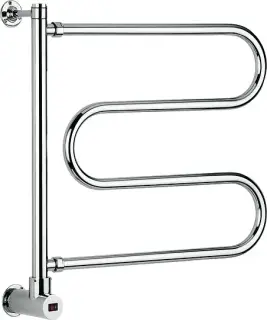 Margaroli Vento 500 Полотенцесушитель электрический поворотный 55х61h (57,5) нижнее, цвет: chrome 500CRB