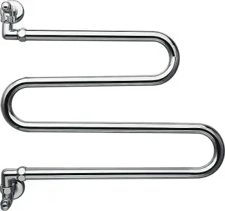 Margaroli Vento 406 Полотенцесушитель водяной для ГВС 50х50h (int 43), вертикальное, цвет: chrome 406CR