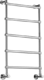 Margaroli Sole 442 Полотенцесушитель водяной для ГВС 43,5х90h (int 37), нижнее, цвет: chrome 4423705CRN