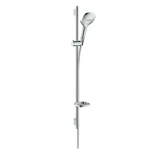 Hansgrohe Raindance Select E Душевой гарнитур: лейка 3 режима EcoSmart, штанга 101 см, цвет: хром 26623000