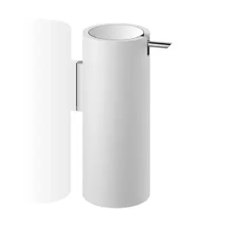 Decor Walther Stone WSP Дозатор для жидкого мыла, подвесной, композитная колба, цвет: хром 0972254