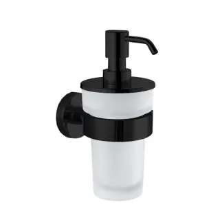 Decor Walther Basic WSP Дозатор для мыла, подвесной, цвет черный матовый 0530860