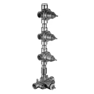 Fantini AR/38 Внутренняя часть термост. смесителя для душа, 3 источника, 3/4