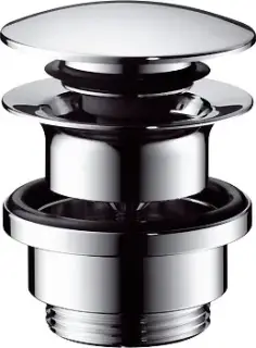 Hansgrohe Донный клапан для раковины Push-Open универсальный, цвет: хром 50100000