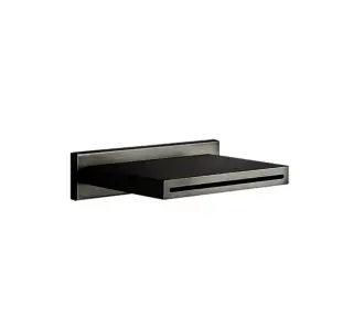 Gessi Rettangolo Излив каскадный настенный, цвет: matte black 20293#299